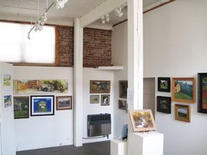 Paint Out Exhibition in TRAC Gallery in Burnsville, North Carolina